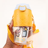 Animal Print Baby Sipper With Sticker (470 ml)