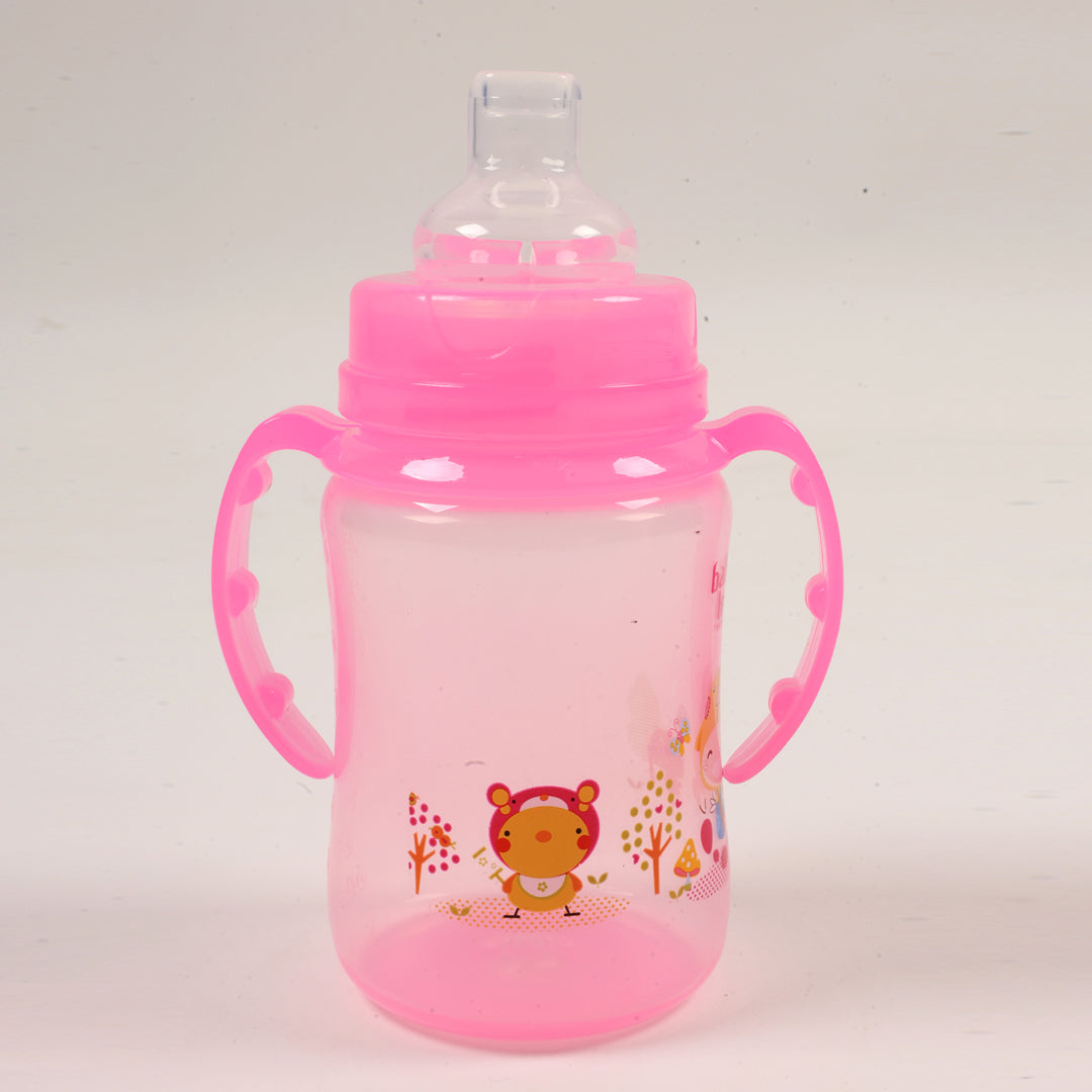 Animal Print Baby Sipper (240 ML, 2 in 1)